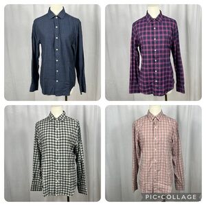 Bonobos Men’s Casual Dress Button Down Long Sleeve Shirt‎ Bundle.